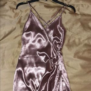 Fashion Nova Rose Gold Dress